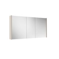 Adema Prime Spiegelkast - 120x63x16cm -inclusief zijpanelen - cotton (beige) SW1212818/SW892634