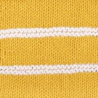 Yarn and Colors Striped Jumper Reversed Breipakket 1 L Sunflower