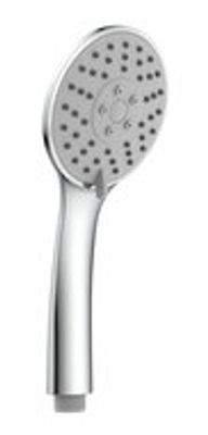 NAPOLI handdouche, 3 functies, chroom antikalk nozzles 3 selecteerbare jets douchekop: Ø ca. 7,3 cm inclusief waterbesparende pakking - tot wel 50% minder water verbruik ½" (Ø ca. 1,9 cm) ve