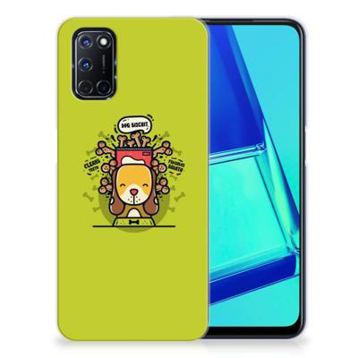 OPPO A52 | A72 Telefoonhoesje met Naam Doggy Biscuit OPPO A52 | A72 Telefoonhoesje met Naam Doggy Biscuit