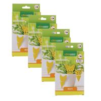 Rouwvliegen plakstrips - 32x stuks - geel - kleefstrips - rouwvliegjes bestrijden