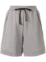 3.1 Phillip Lim short de jogging à lien de resserrage - Gris - thumbnail