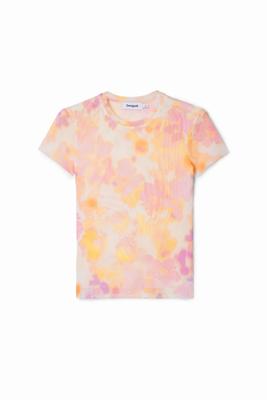 Onscherpe tulen T-shirt - RED - S