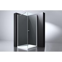 Best Design Erico vierkante cabine met 1 swing deur 90x90x200cm NANO glas 6mm 3856290