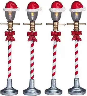 Santa Hat Streetlamp 4.5v Bo S4