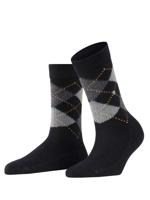 Burlington - Socks - Whitby - zwart, Maat:36-41