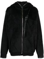 ACRONYM hoodie High Loft à fermeture zippée - Noir