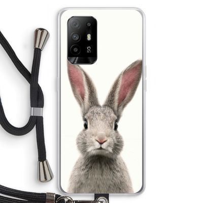 Daisy: Oppo A95 5G Transparant Hoesje met koord