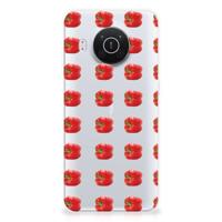 Nokia X10 | X20 | Siliconen Case | Paprika Red