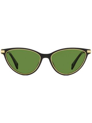 Lanvin lunettes de soleil à monture papillon - Noir