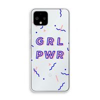 GRL PWR: Pixel 4 Transparant Hoesje