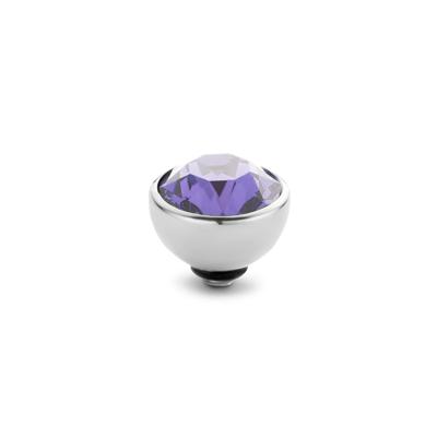 Melano Twisted Basic CZ Steentje Tanzanite | Zilver