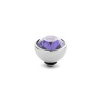 Melano Twisted Basic CZ Steentje Tanzanite | Zilver