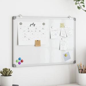 Whiteboard magnetisch 80x60x1,7 cm aluminium