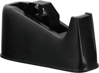 Q-CONNECT plakbandafroller, voor rollen van 25 x 33 m of 25 x 66 m, zwart