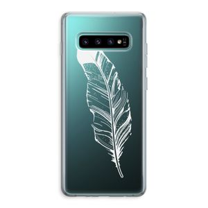 Pluim: Samsung Galaxy S10 Plus Transparant Hoesje