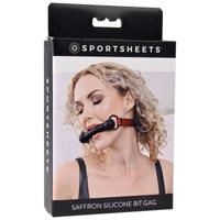 Mondknevel Sportsheets Bit Zwart/Rood