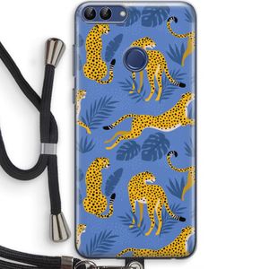 Luipaard: Huawei P Smart (2018) Transparant Hoesje met koord