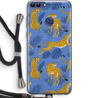 Luipaard: Huawei P Smart (2018) Transparant Hoesje met koord