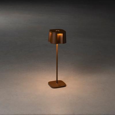 KonstSmide Roestbruine tafellampNice oplaadbaar - 7818-970