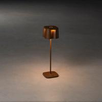KonstSmide Roestbruine tafellampNice oplaadbaar - 7818-970