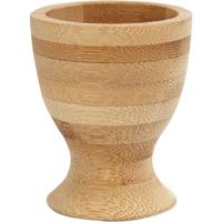 Eierdopjes - 1x stuks - hout - 6 cm - Ontbijt en lunch Pasen tafeldecoratie