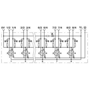 Phoenix Contact 1412058 Actieve sensor/actorbox M12-verdeler met kunstof schroefdraad 1 stuk(s)