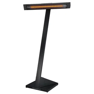 Verplaatsbare stand voor Intense terraswarmer
- Heatstrip 
- Kleur: Zwart  
- Afmeting: 106,8 cm x 205 cm x 50 cm