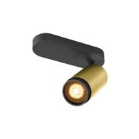 SLV OpbouwspotGrip! L goud met zwarte ring - 1009095