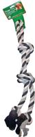 Flosstoy halter groot zwart wit - Gebr de boon