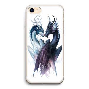 Yin Yang Dragons: iPhone 7 Transparant Hoesje