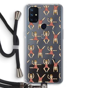 Gymboys: OnePlus Nord N10 5G Transparant Hoesje met koord
