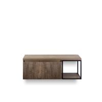 Frozen 3d Badmeubelset 120 cm - Greeplijst in kleur - Zwart Frame - Wastafel Bovenblad Charleston