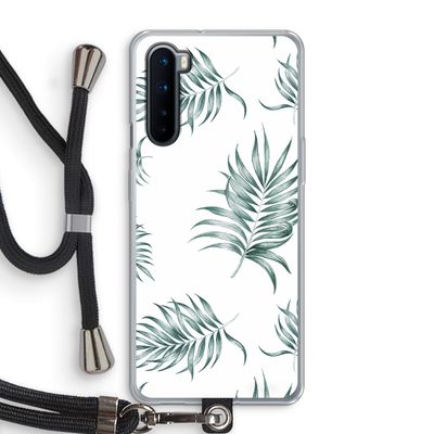 Simple leaves: OnePlus Nord Transparant Hoesje met koord