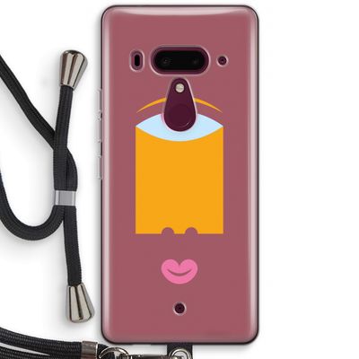 Mono V: HTC U12+ Transparant Hoesje met koord