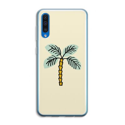 Palmboom: Samsung Galaxy A50 Transparant Hoesje