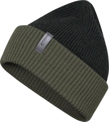 Norrona /29 Heavy Merinoull Contrast Muts Olive Night Melange One Size