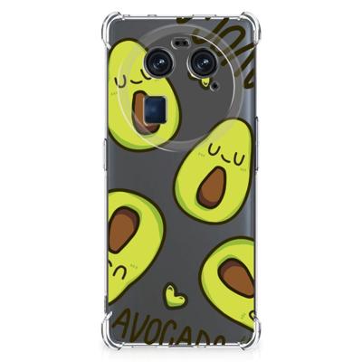 OPPO Find X6 Stevig | Bumper Hoesje | Avocado Singing OPPO Find X6 Stevig | Bumper Hoesje | Avocado Singing