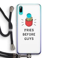 Fries before guys: Huawei P Smart (2019) Transparant Hoesje met koord