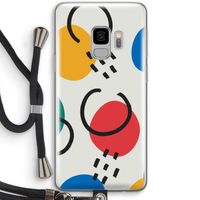 Illustratieve pop 3: Samsung Galaxy S9 Transparant Hoesje met koord