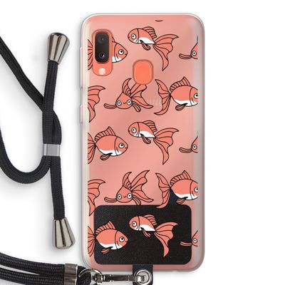 Blub: Samsung Galaxy A20e Transparant Hoesje met koord