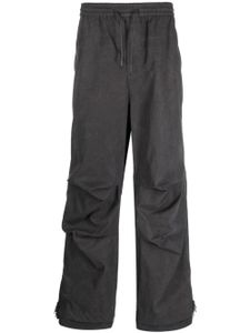 Juun.J pantalon de jogging en effet gaufré - Gris