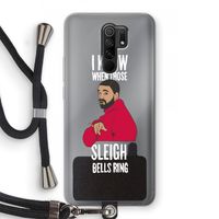 Sleigh Bells Ring: Xiaomi Redmi 9 Transparant Hoesje met koord