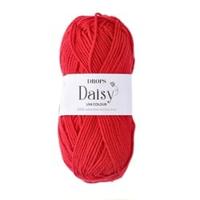 Drops Daisy Uni Colour 021 Crimson Red