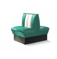 Classic Retro Diner Bank Bel Air HW70 DB Turquoise