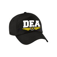 DEA agent tekst pet / baseball cap zwart voor kinderen DEA agent tekst pet / baseball cap zwart voor kinderen