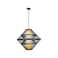 Lucide PASQUINO - Hanglamp - Ø 60 cm - 1xE27 - Zwart | Essential