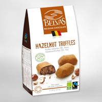 Praline hazelnoot truffels bio 100 Gram
