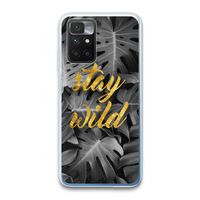Stay wild: Xiaomi Redmi 10 Transparant Hoesje