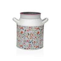 Vaas Versa Roze Metaal Blommor 13 x 15,5 x 21 cm
